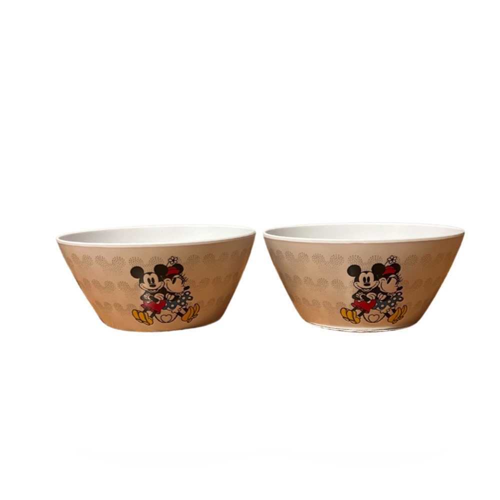 Disney Mickey & Minnie Mouse Melamine Bowls | Set of 2 | NWT